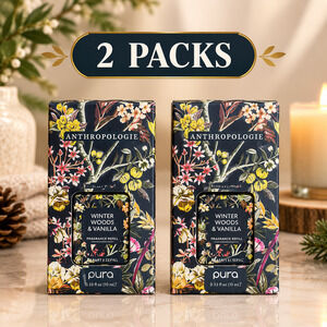 ANTHROPOLOGIE WINTER WOODS & VANILLA PURA SMART SCENT FRAGRANCE REFILL – 2 PACK